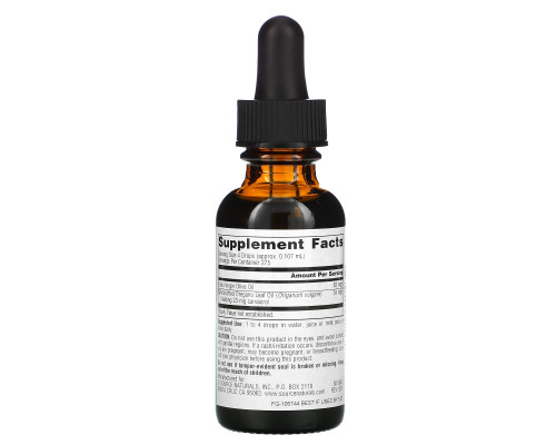 Source Naturals, Масло орегано для здоровья, 1 жидкая унция (29.57 мл) Source Naturals, Масло орегано для здоровья, 1 жидкая унция (29.57 мл)