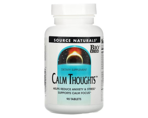 Source Naturals, Calm Thoughts, 90 таблеток Source Naturals, Calm Thoughts, 90 таблеток