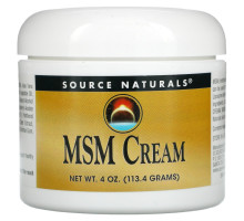 Source Naturals, Крем МСМ, 4 унции (113.4 г)