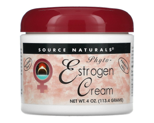 Source Naturals, Фито-эстрогенный крем, 4 унции (113,4 г) Source Naturals, Фито-эстрогенный крем, 4 унции (113,4 г)