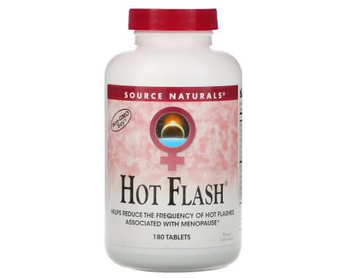 Source Naturals, Hot Flash, 180 таблеток Source Naturals, Hot Flash, 180 таблеток