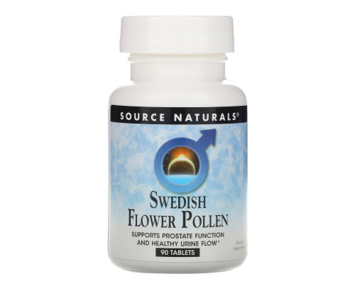 Source Naturals, Пыльца шведских цветов, 90 таблеток Source Naturals, Пыльца шведских цветов, 90 таблеток