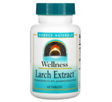 Source Naturals, Wellness, Экстракт лиственницы, 60 таблеток