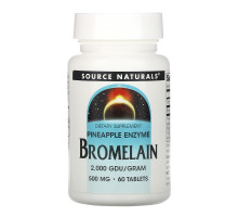 Source Naturals, Бромелаин, 2000 GDU/г, 500 мг, 60 таблеток