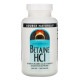 Source Naturals, Бетаина гидрохлорид, 650 мг, 180 таблеток