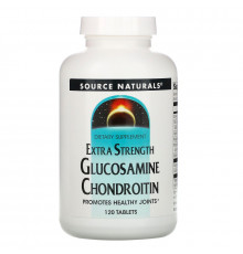Source Naturals, Усиленный глюкозамин и хондроитин, 120 таблеток