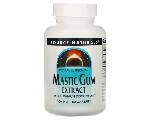Source Naturals, Экстракт мастиковой смолы, 60 капсул Source Naturals, Экстракт мастиковой смолы, 60 капсул