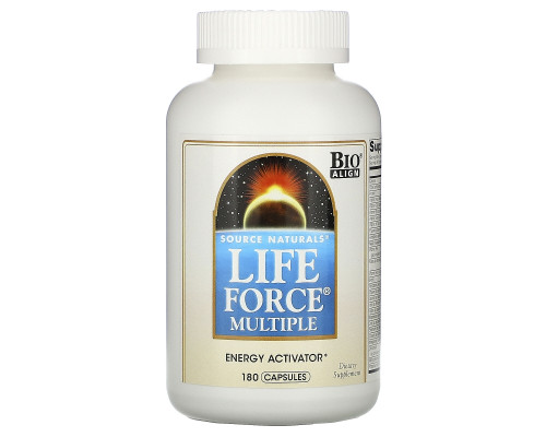 Source Naturals, Мультивитамины Life Force, 180 капсул Source Naturals, Мультивитамины Life Force, 180 капсул