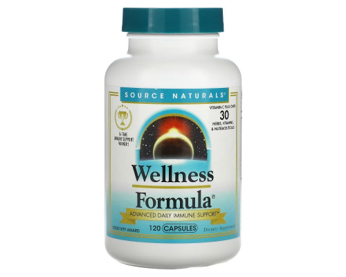 Source Naturals, Wellness Formula, 120 Capsules Source Naturals, Wellness Formula, 120 Capsules
