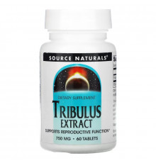 Source Naturals, Tribulus, 750 mg, 60 Tablets