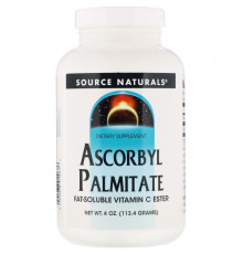 Source Naturals, Аскорбилпальмитат, порошок, 4 унции (113,4 г)