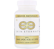 Source Naturals, Вечность кожи с ДMAЭ, липоевой кислотой и сложноэфирный витамин C, 120 таблеток