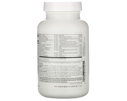 Source Naturals, Комплексная жизненная сила, не содержащая железа, 120 капсул Source Naturals, Комплексная жизненная сила, не содержащая железа, 120 капсул