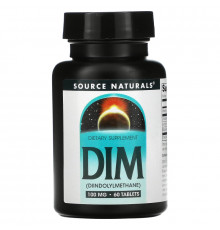 Source Naturals, ДИМ, (Дииндолилметан), 100 мг, 60 таблеток