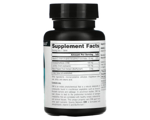 Source Naturals, ДИМ, (Дииндолилметан), 100 мг, 60 таблеток Source Naturals, ДИМ, (Дииндолилметан), 100 мг, 60 таблеток