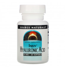 Source Naturals, Гиалуроновая кислота, 70 мг, 60 капсул