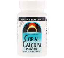 Source Naturals, Кальций из кораллов, порошок, 2 унции (56,7 г)