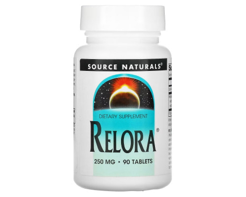 Source Naturals, Relora, 250 mg, 90 Tablets Source Naturals, Relora, 250 mg, 90 Tablets