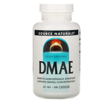 Source Naturals, DMAE, 351 мг, 200 капсул