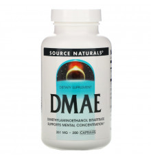 Source Naturals, DMAE, 351 мг, 200 капсул