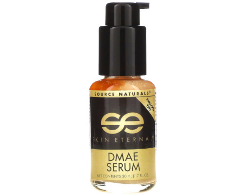 Source Naturals, Сыворотка с ДМАЭ Skin Eternal, 1,7 жидких унции (50 мл) Source Naturals, Сыворотка с ДМАЭ Skin Eternal, 1,7 жидких унции (50 мл)