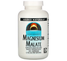 Source Naturals, Малат магния, 625 мг, 200 капсул