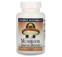 Source Naturals, Грибная иммунная защита, комплекс из 16 грибов, 60 таблеток