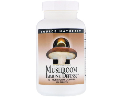 Source Naturals, Грибная иммунная защита, комплекс из 16 грибов, 120 таблеток Source Naturals, Грибная иммунная защита, комплекс из 16 грибов, 120 таблеток