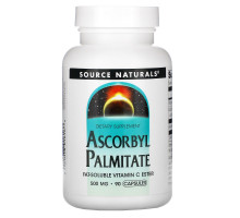 Source Naturals, Аскорбилпальмитат, 500 мг, 90 капсул