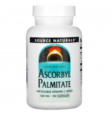 Source Naturals, Аскорбилпальмитат, 500 мг, 90 капсул