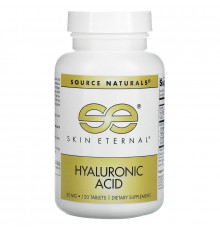 Source Naturals, Вечная молодость кожи, Гиалуроновя кислота, 50 мг, 120 таблеток