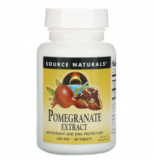 Source Naturals, Гранатовый экстракт, 60 таблеток