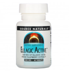 Source Naturals, Активные Эллаготанины, 300 мг, 60 таблеток