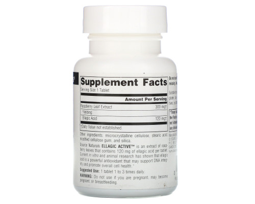 Source Naturals, Активные Эллаготанины, 300 мг, 60 таблеток Source Naturals, Активные Эллаготанины, 300 мг, 60 таблеток