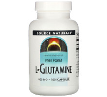 Source Naturals, L-глутамин, 500 мг, 100 капсул