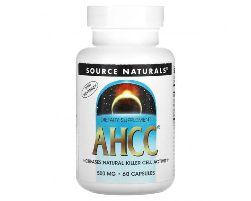 Грибы AHCC with Bioperine, 500 mg, 60 Capsules Грибы AHCC with Bioperine, 500 mg, 60 Capsules