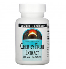 Source Naturals, Вишневый экстракт, 500 мг, 90 таблеток