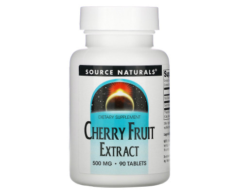 Source Naturals, Вишневый экстракт, 500 мг, 90 таблеток Source Naturals, Вишневый экстракт, 500 мг, 90 таблеток