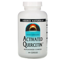 Source Naturals, Активированный кверцетин, 200 капсул