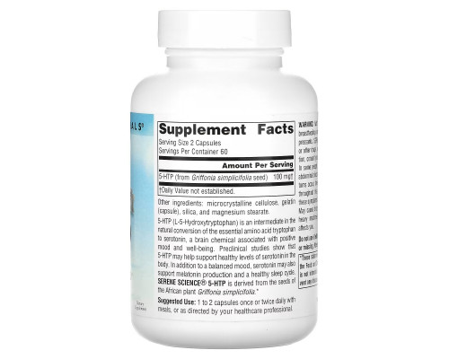Source Naturals, 5-HTP, 50 mg, 120 Capsules Source Naturals, 5-HTP, 50 mg, 120 Capsules