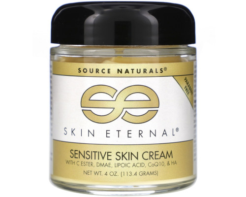 Source Naturals, Крем Skin Eternal, для чувствительной кожи, 113,4 г Source Naturals, Крем Skin Eternal, для чувствительной кожи, 113,4 г