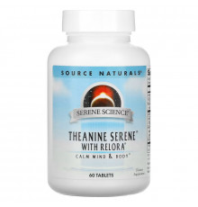 Source Naturals, Serene Science, Theanine Serene with Relora, 60 Tablets