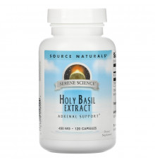 Source Naturals, Базилик, экстракт, 450 мг, 120 капсул