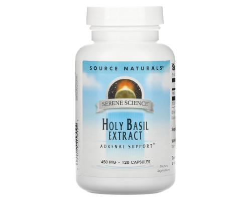 Source Naturals, Базилик, экстракт, 450 мг, 120 капсул Source Naturals, Базилик, экстракт, 450 мг, 120 капсул