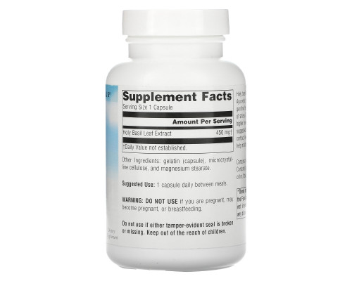 Source Naturals, Базилик, экстракт, 450 мг, 120 капсул Source Naturals, Базилик, экстракт, 450 мг, 120 капсул