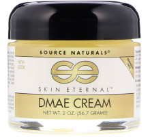 Source Naturals, Крем с ДМАЭ «Вечномолодая кожа», 2 унции (56,7 г)