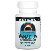 Source Naturals, Ванадий с хромом, 90 таблеток