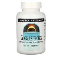 Source Naturals, Гуггулстероны, 37,5 мг, 120 таблеток