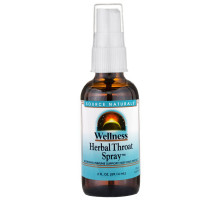 Source Naturals, Wellness, травяной спрей для горла, 2 жидкие унции (59,14 мл)