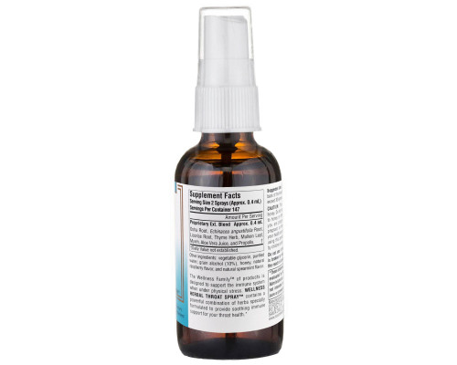 Source Naturals, Wellness, травяной спрей для горла, 2 жидкие унции (59,14 мл) Source Naturals, Wellness, травяной спрей для горла, 2 жидкие унции (59,14 мл)
